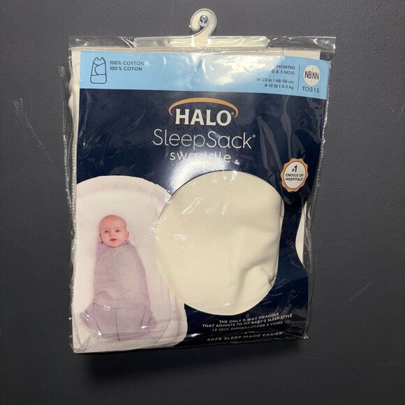 Halo Sleepsack Swaddle Wearable Blanket Ivory - Picture 1 of 7